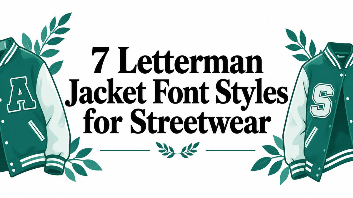 7 Letterman Jacket Font Styles for Streetwear