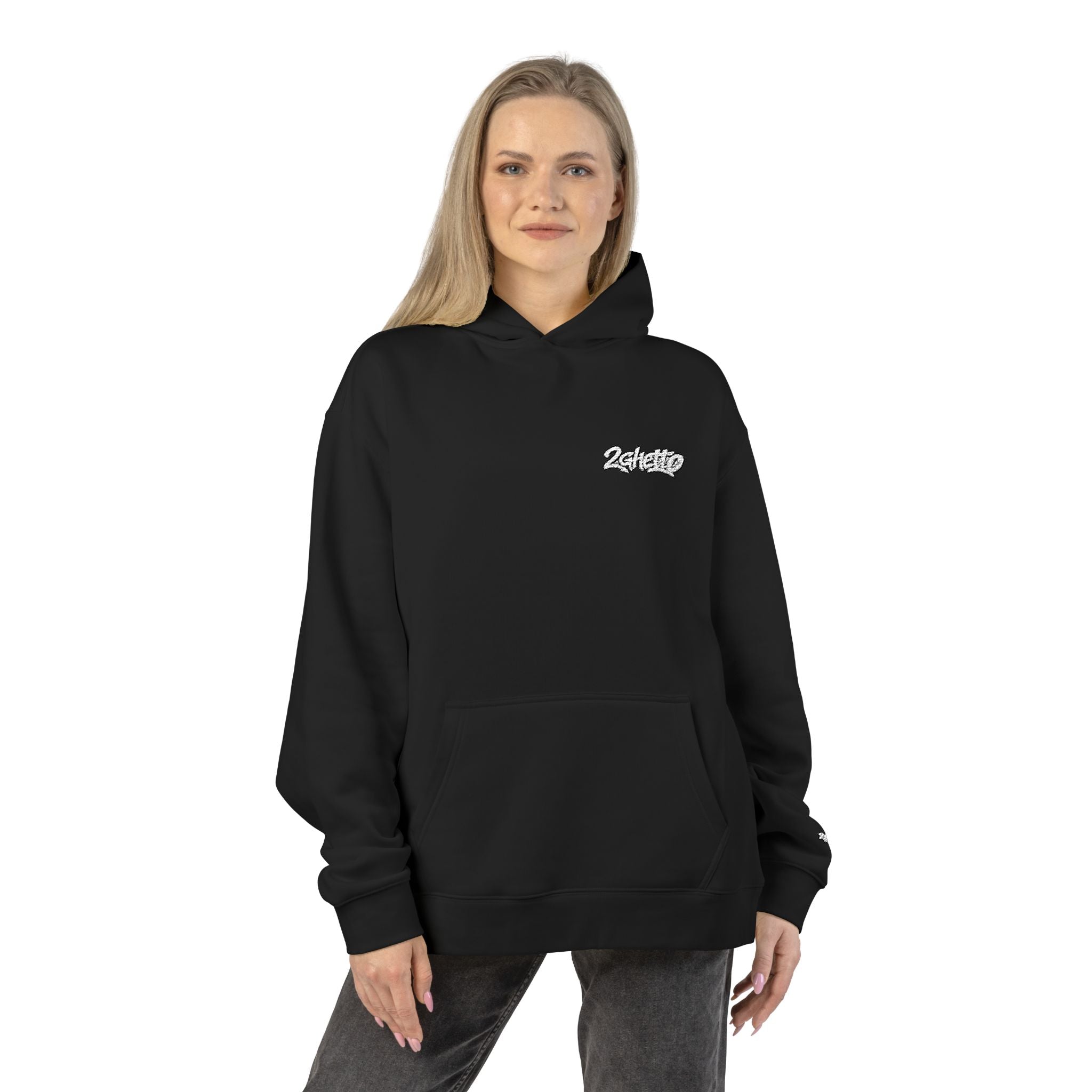 2Ghetto Midnight Block Hoodie - Black