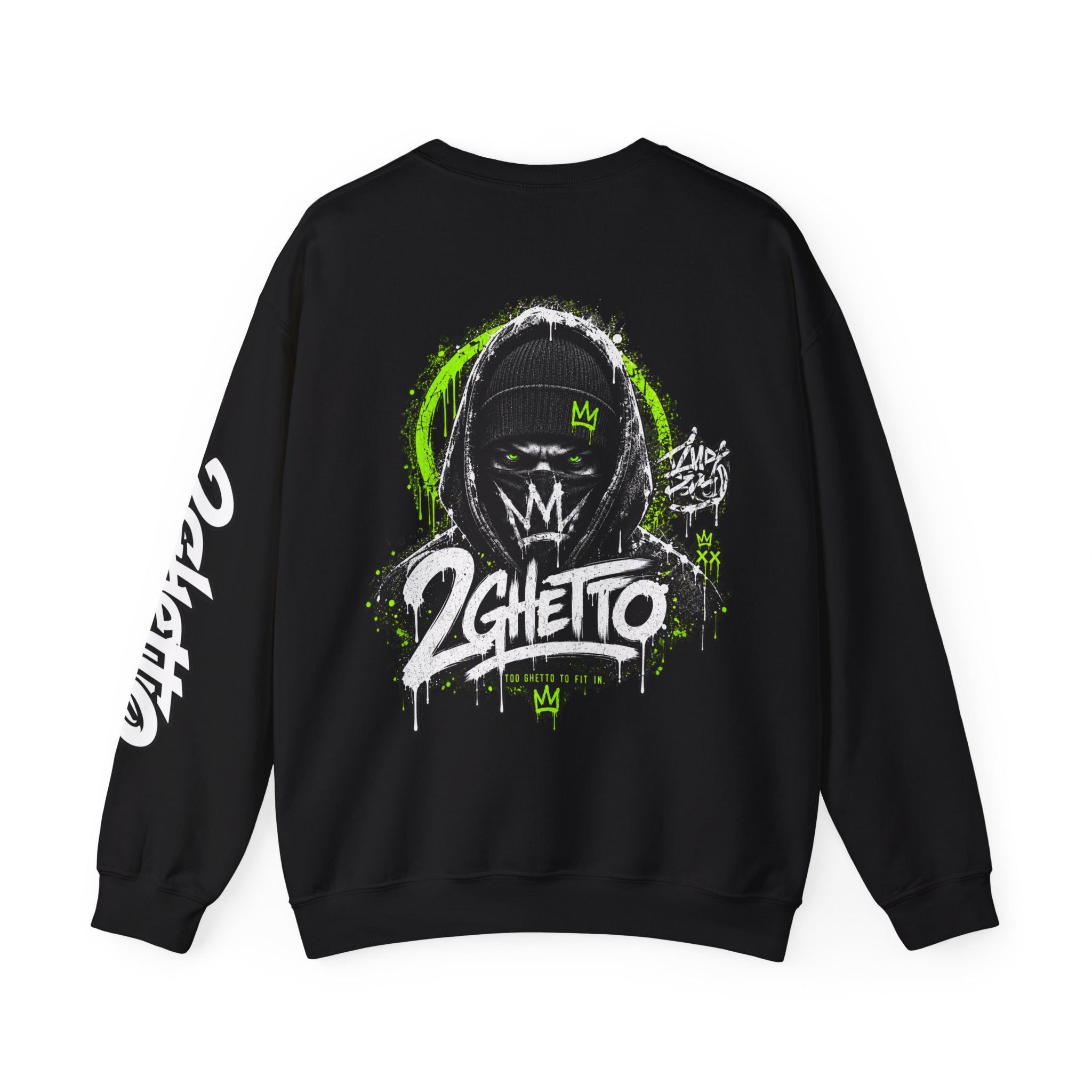 2Ghetto Graffiti Crewneck Sweatshirt