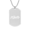 2Ghetto Street Saint Dog Tag - Silver