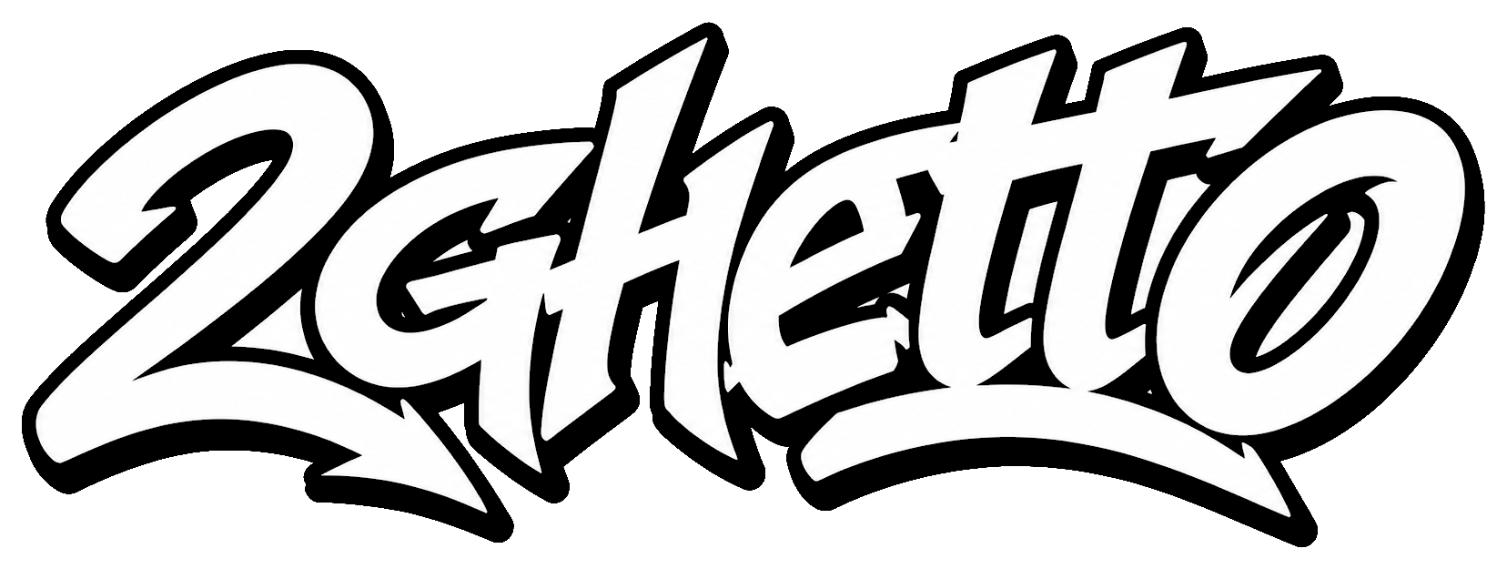 2ghetto graffiti logo transparent clean