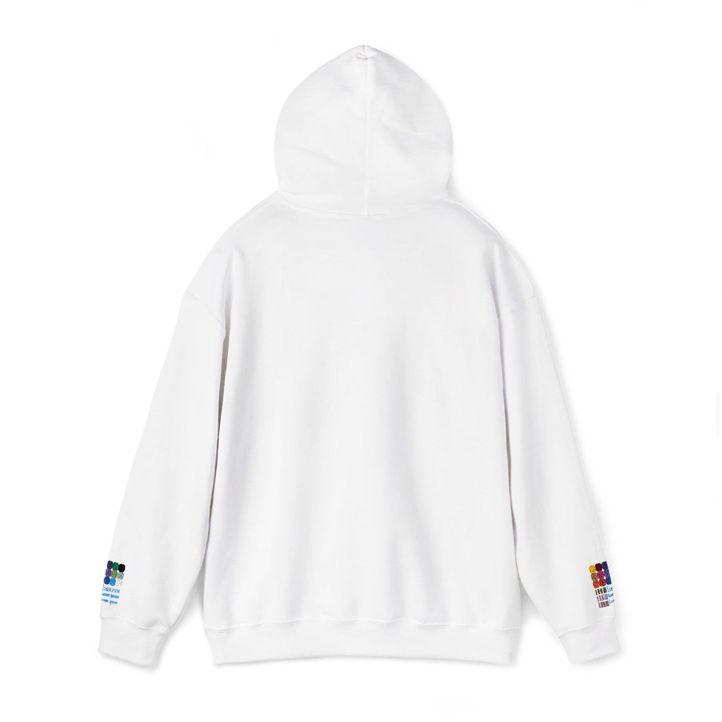 2Ghetto Ghost Block Hoodie - White