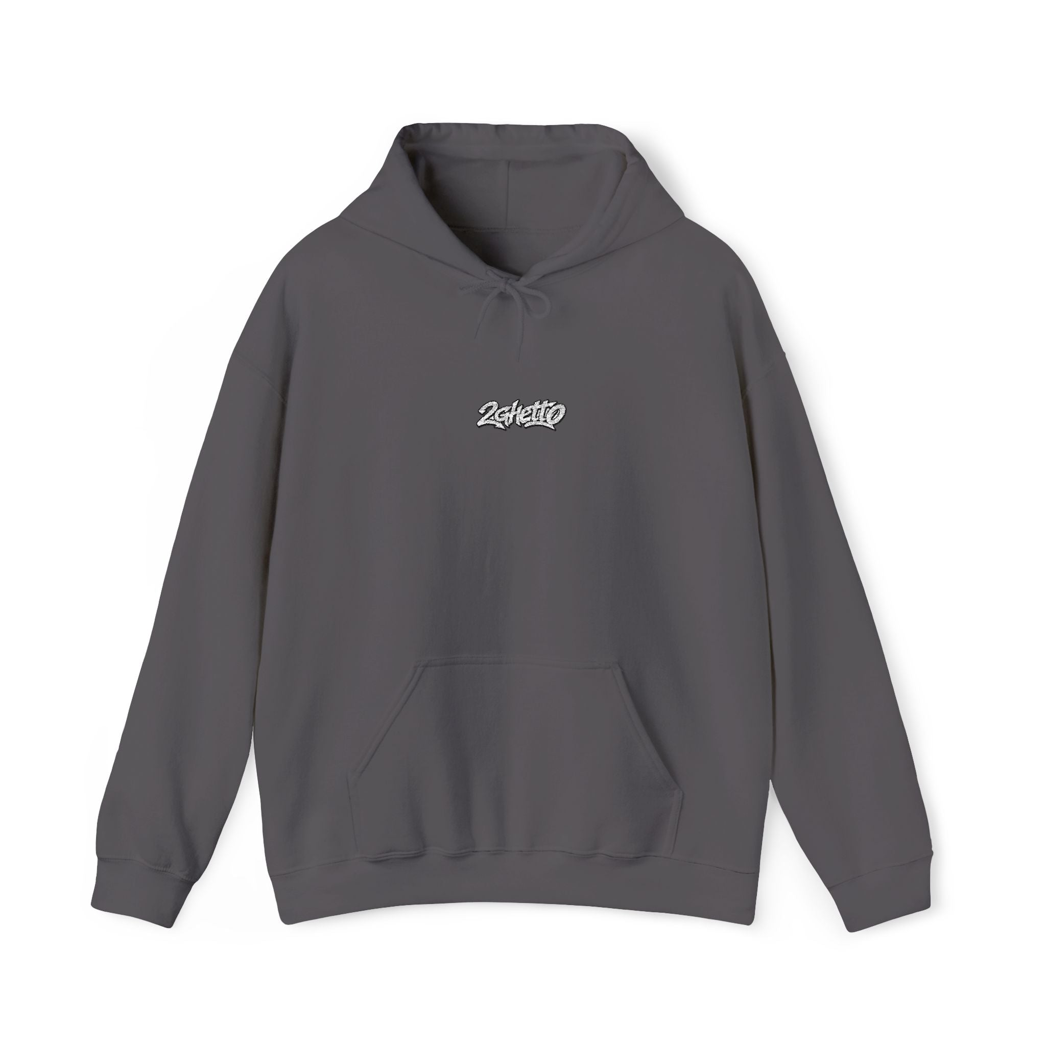 2Ghetto Ghost Block Hoodie - White