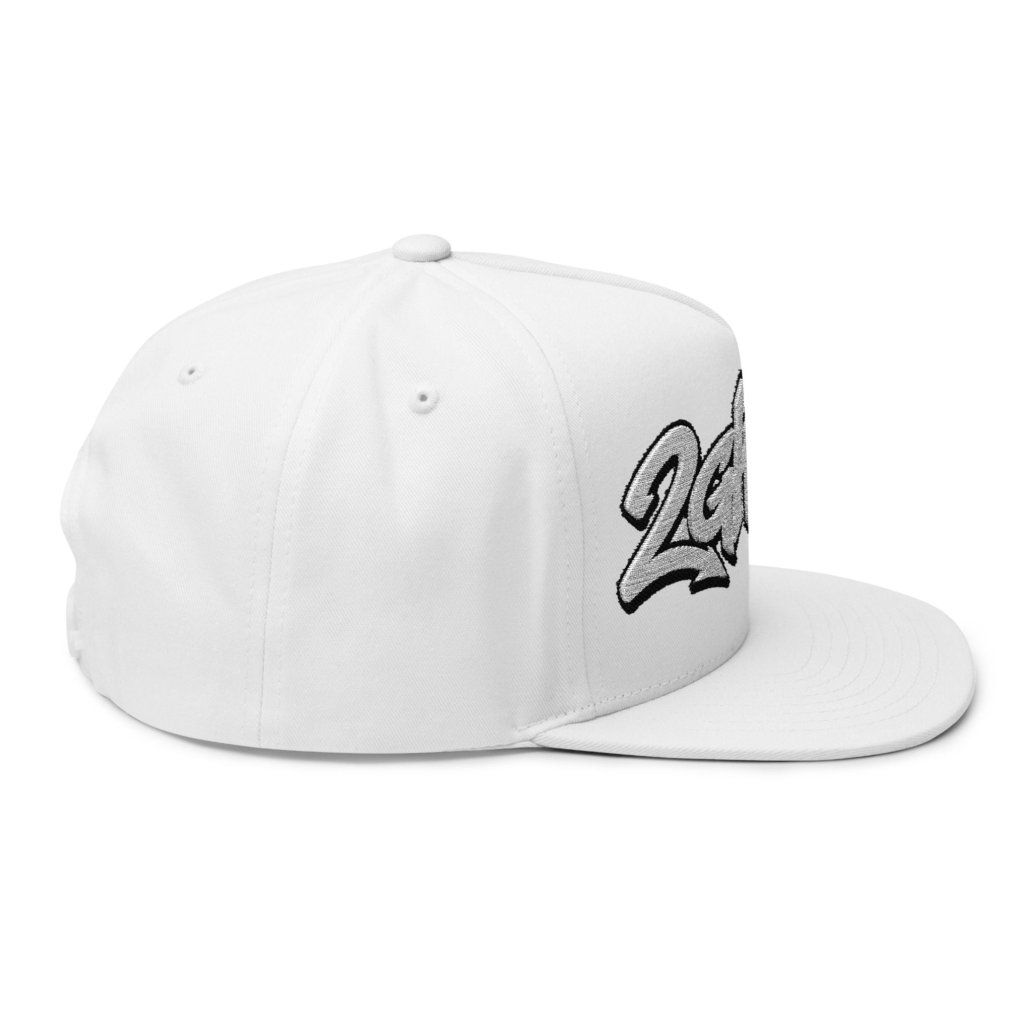 2Ghetto Blockline Snapback - White