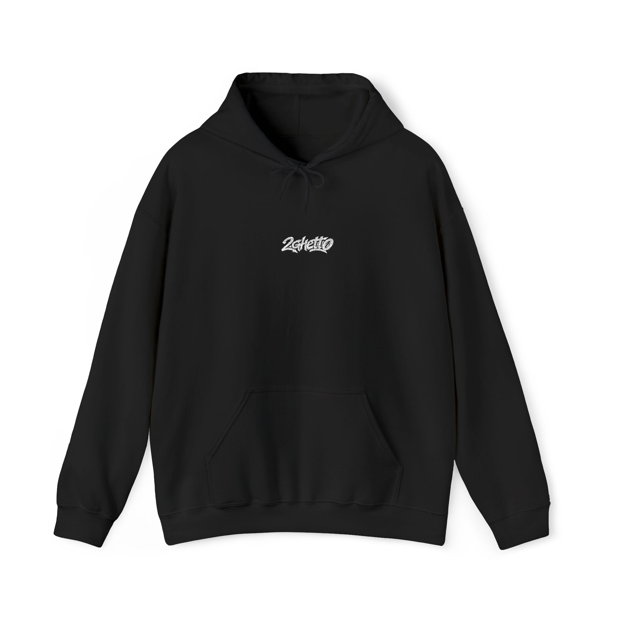 2Ghetto Ghost Block Hoodie - White